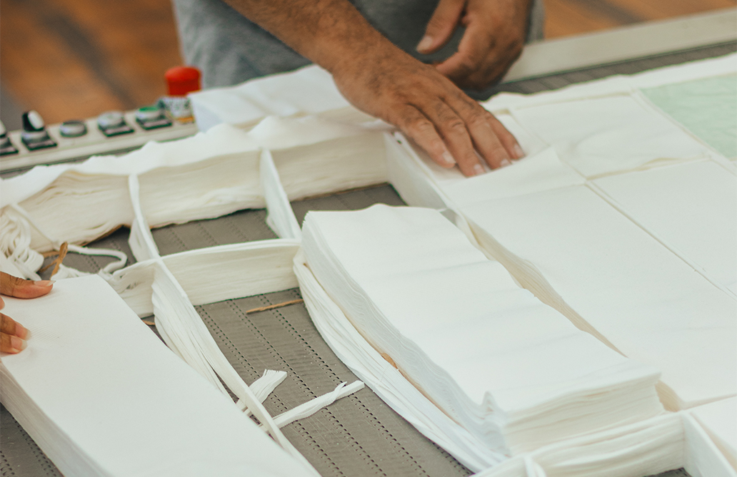 Processo produtivo sustentável de camisetas na Fashioning